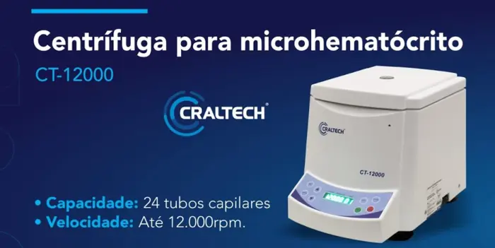 Centrífuga Microhematócrito Craltech imagem 2