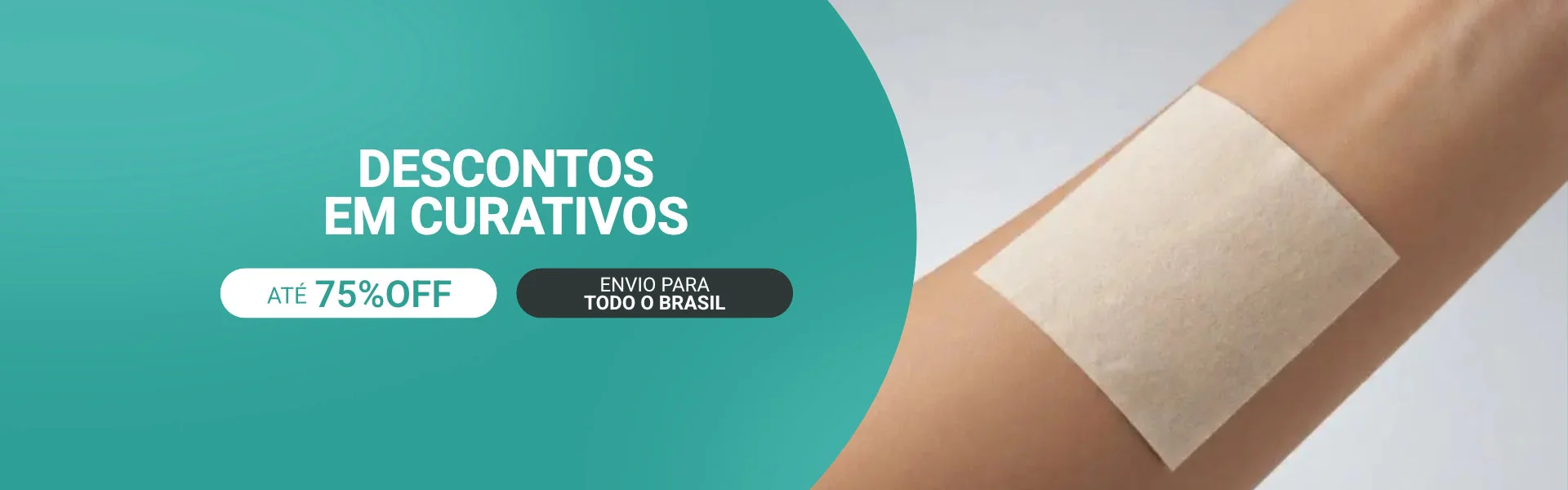 Veja mais: desconto em curativos