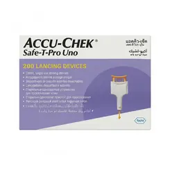 Lancetas Accu-Chek Safe-T-Pro Uno Roche 200 Unidades