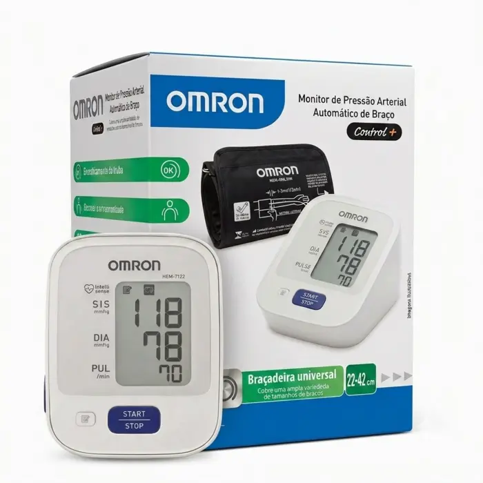 Monitor Arterial Digital De Braço HEM-7122 Omron