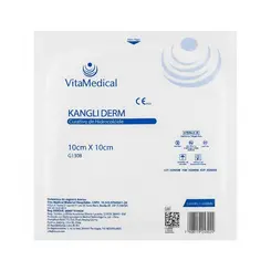Curativo Kangli Derm Hidrocoloide 10x10cm Vital Medical Unidade