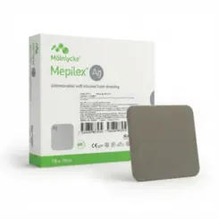 Curativo De Prata AG Carvão Ativado Mepilex 10x10cm Mölnlycke