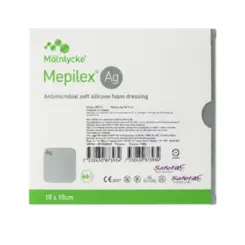 Curativo De Prata AG Carvão Ativado Mepilex 10x10cm Mölnlycke