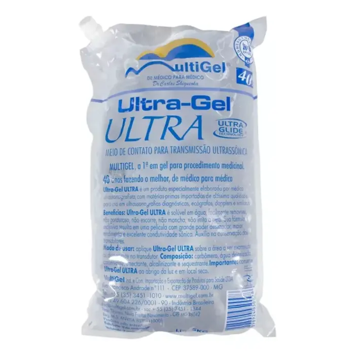 Gel Condutor Para Ecg E Ultrassonografia 5Kg Sachet Multigel