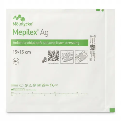 Curativo De Prata AG Carvão Ativado Mepilex 15x15cm Mölnlycke