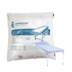 Lencol Descartável para Maca com Elástico 30gr 200x140cm - 10 Unidades - Anadona