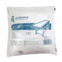 Lencol Descartável para Maca com Elástico 30gr 200x140cm - 10 Unidades - Anadona