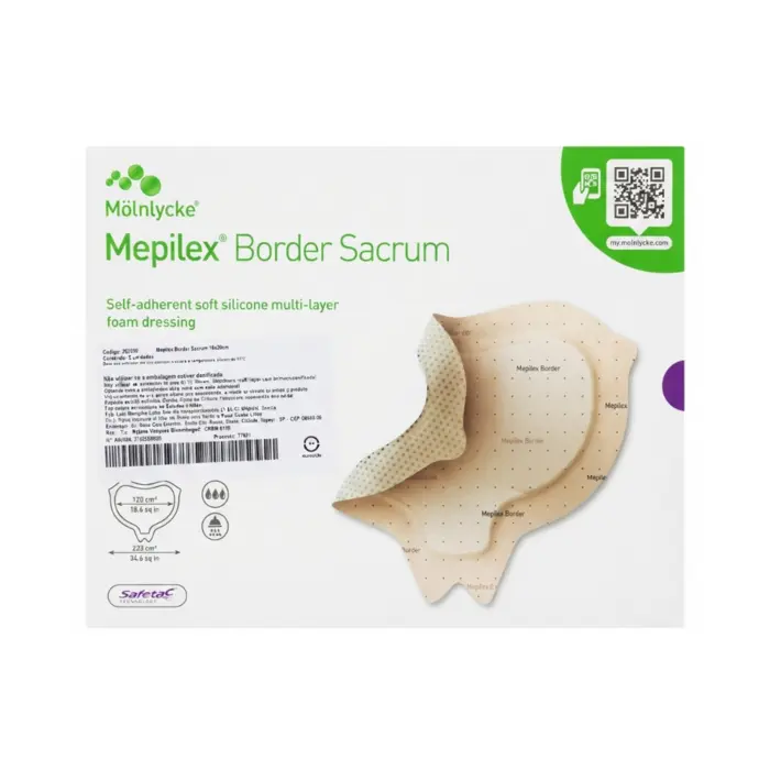 Curativo Mepilex Border Sacrum 16x20cm Mölnlycke Unidade