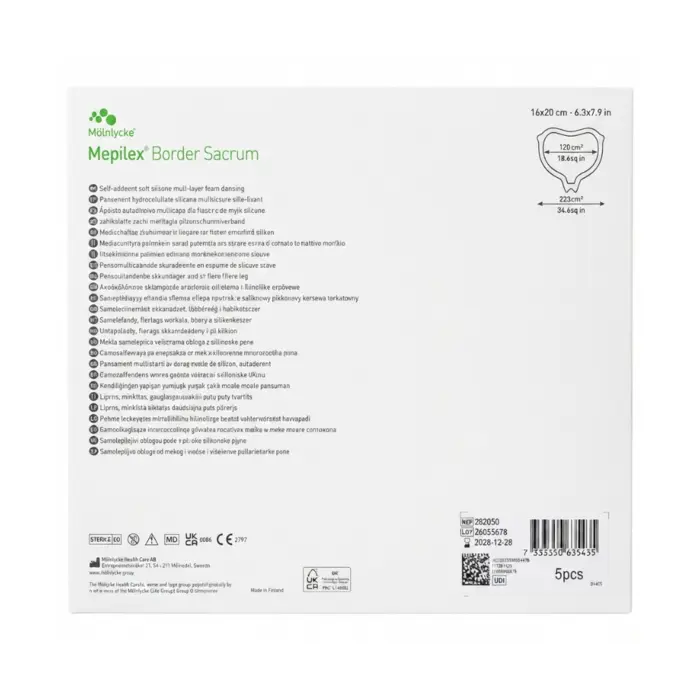 Curativo Mepilex Border Sacrum 16x20cm Mölnlycke Unidade