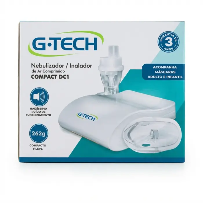 Inalador De Ar Comprimido Compact DC1 G-tech