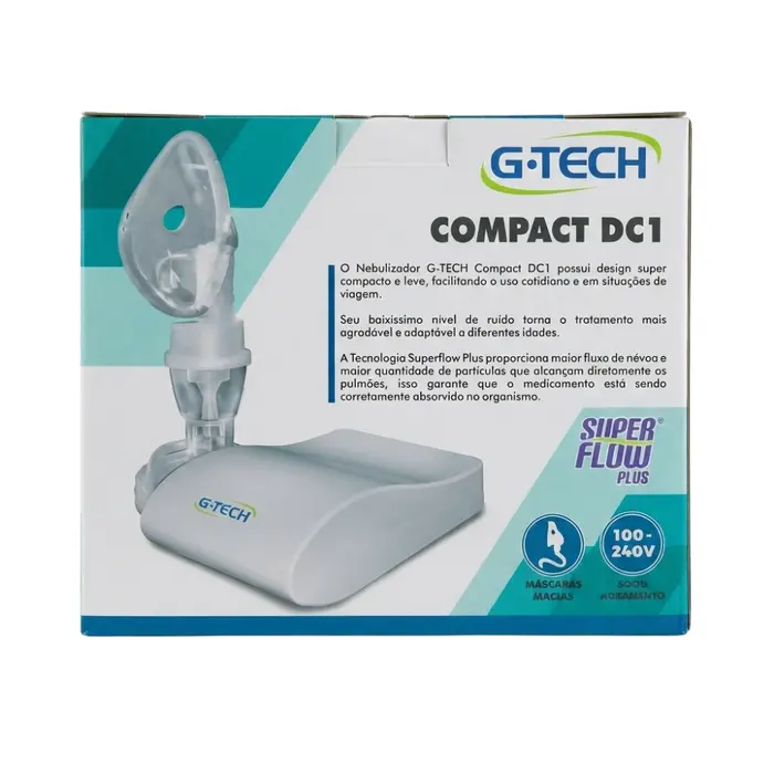 Inalador De Ar Comprimido Compact DC1 G-tech