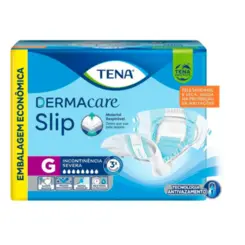 Fralda Geriátrica Tena Dermacare Slip - G - 16 Unidades