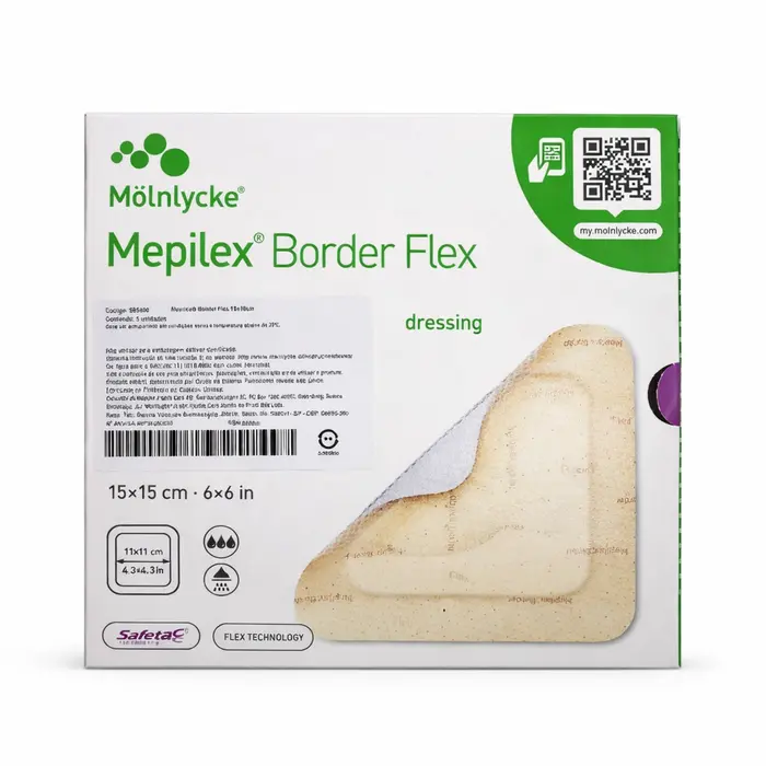 Curativo Border Flex Mepilex 15x15cm Mölnlycke