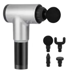 Pistola De Massagem Facial Gun Md-320 Prata Alux
