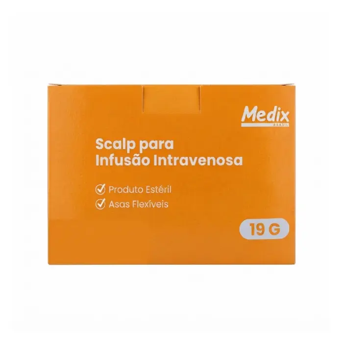 Scalp Para Infusão Intravenosa 19G Medix Unidade