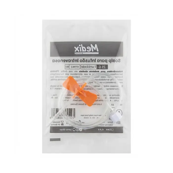 Scalp Para Infusão Intravenosa 25G Medix Unidade
