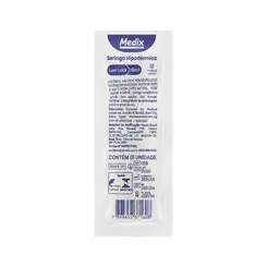 Seringa Hipodérmica Sem Agulha Bico Rosca 10ml Medix Unidade