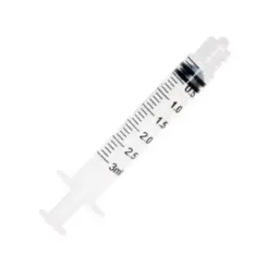 Seringa Hipodérmica sem Agulha 3ml Luer Lock - Medix