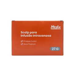 Scalp Para Infusão Intravenosa 27G Medix Unidade