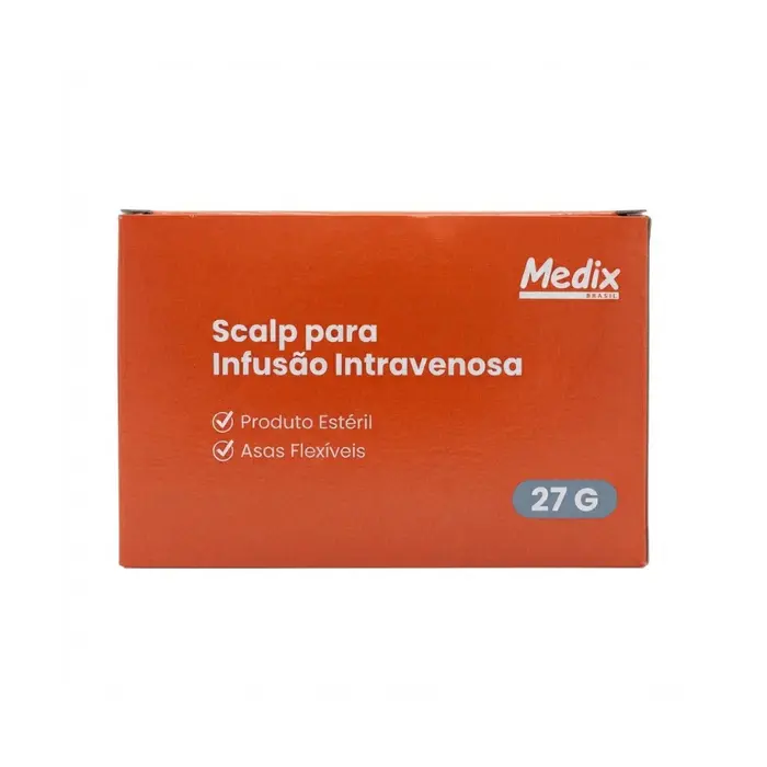 Scalp Para Infusão Intravenosa 27G Medix Unidade