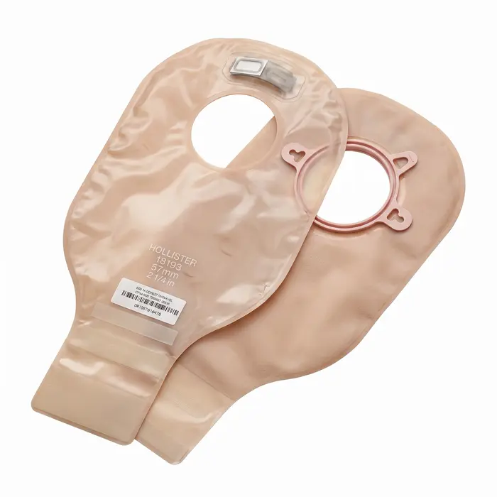 Bolsa Colostomia Drenável Transp. New Image 18193 57mm Hollister - Sistema 2 Peças