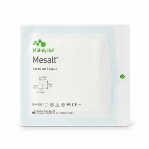 Curativo Cloreto de Sódio Mesalt 10x10cm Mölnlycke
