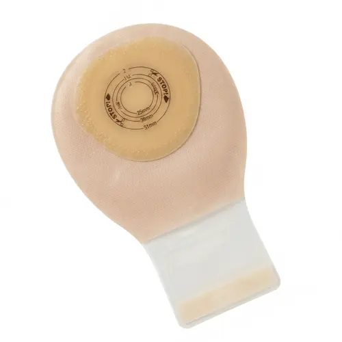 Bolsa Colostomia Drenável Recortável Transp. Pediátrica Pouchkins 3795 51mm Hollister