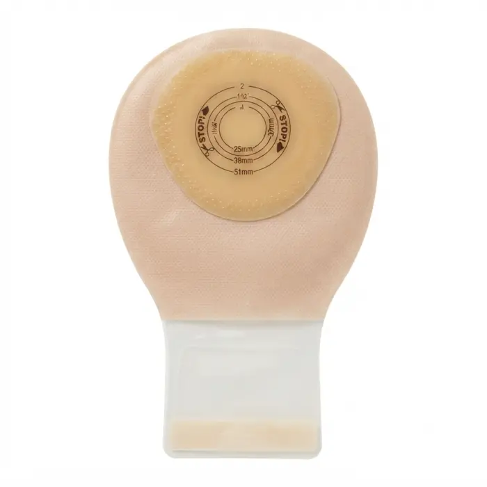 Bolsa Colostomia Drenável Recortável Transp. Pediátrica Pouchkins 3795 51mm Hollister