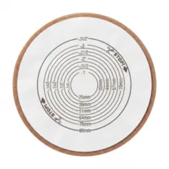 Placa De Colostomia Recortável Plana Flextend 14606 89mm Hollister