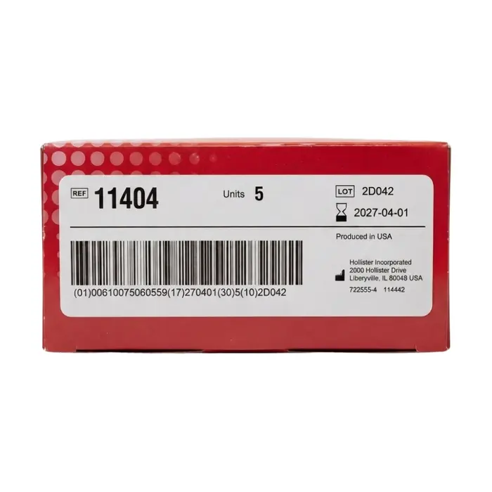 KIT Placa Colostomia Recortável Convexa CeraPlus 11404 70/51mm Hollister 5 Unidades