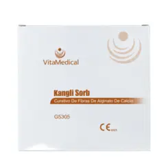 Curativo Kangli Sorb G5305 Alginato De Cálcio 10x10cm Vital Medical 10 Unidades