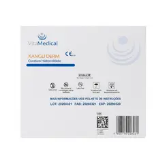 Curativo Kangli Derm G1318 Extra Fino Hidrocoloide 10x10cm Vital Medical 10 Unidades