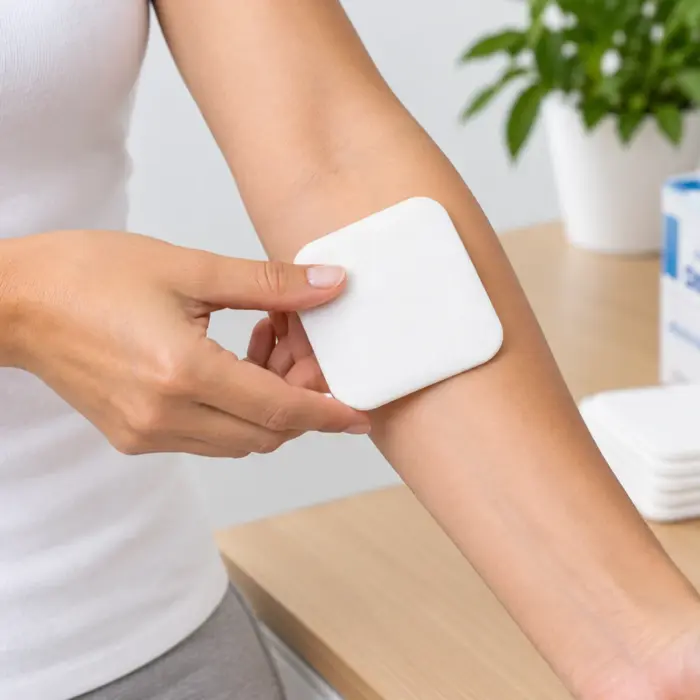Curativo SilverSoft Espuma Não Aderente Com Prata 10x10cm Vita Medical 10 Unidades