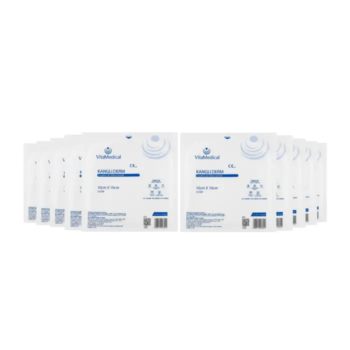 Curativo Kangli Derm G1308 Hidrocoloide 10x10cm Vital Medical 10 Unidades