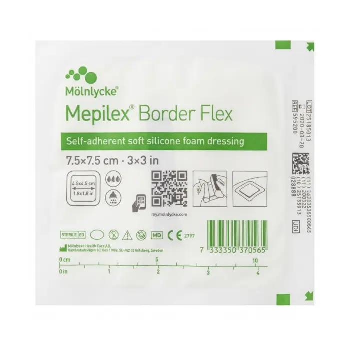 Curativo Mepilex Border Flex 7,5x7,5cm Mölnlycke Unidade