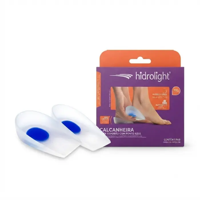 Calcanheira De Silicone Com Ponto Azul Para Esporão FT101 Tamanho M Hidrolight