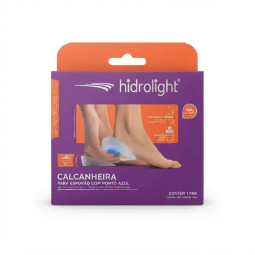 Calcanheira De Silicone Com Ponto Azul Para Esporão FT101 Tamanho G Hidrolight