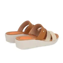 Tamanco Usaflex em Couro 37 AL4302 Tan