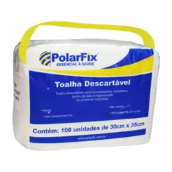 Toalha para Higienização Descartável não Estéril 30cm x 35cm - POLARFIX