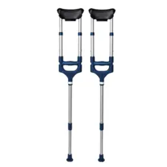 Muleta Axilar Reforçada Azul P/M BC1562 - Mercur