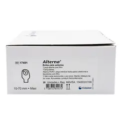 Bolsa Colostomia Drenável Recortável Transp. Alterna Perfil 17491 10/70mm Coloplast