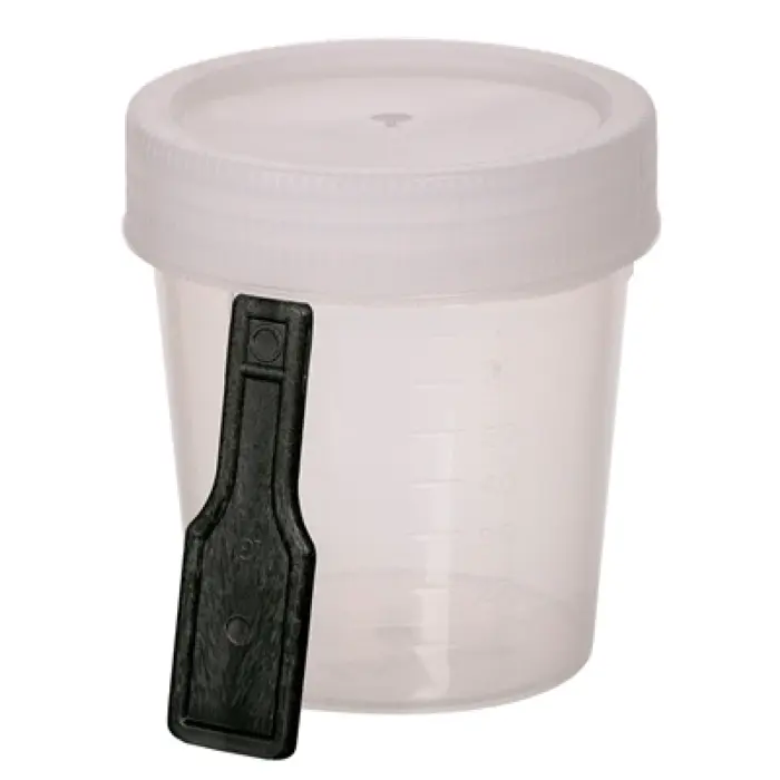 Coletor Universal Estéril Tampa Branca com Pá 80ml - J. Prolab