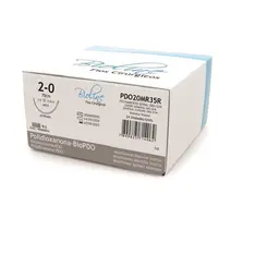 Fio Cirúrgico de Polidioxanona Violeta 2-0 Ag Cilind. 1/2 3,5 cm - 24 Un - Bioline