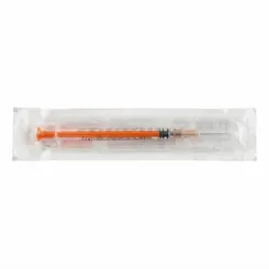 Seringa Descartável Para Insulina Com Agulha 13x0,45mm 1ml Medix