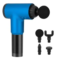 Pistola De Massagem Facial Gun Md-320 Azul Alux