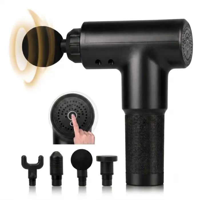 Pistola De Massagem Facial Gun Md-320 Preto Alux
