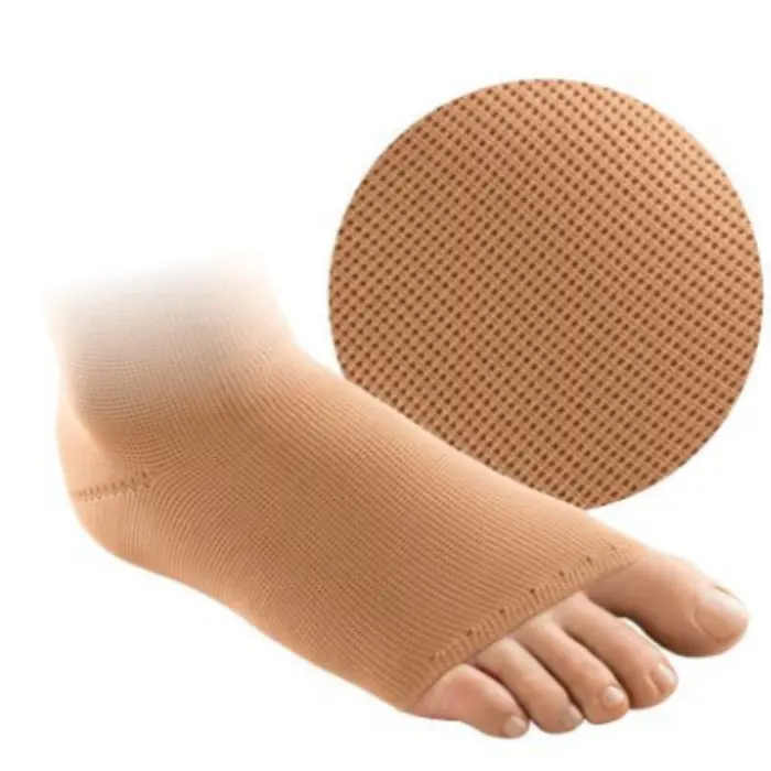 Meia de Compressão 3/4 Venosan 30-40mmHg - Flat Strong Curta - Tamanho P - Pé Aberto - Bege