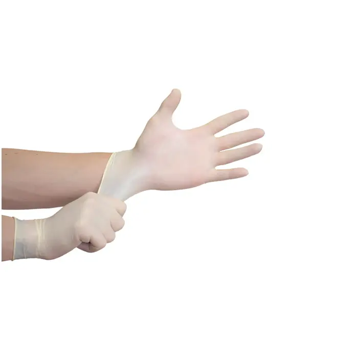 Luva Descartável Látex Sem Pó - Tamanho 7,5 Estéril - TouchFlex - 01 Par