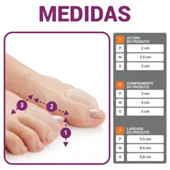 Separador de Dedos em Gel FT300 P - Hidrolight