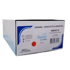 Surgibio Hemostático Absorvível 10cmX20cm - Cx 12 Unidades - Bioline